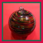 Gazing Ball4: 112144 Yellow, red, green 4 inches, 2 for $18