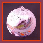 Gazing Ball4: #161000 Multi colored swoosh 4 Inches, 2 for $15