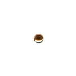 Base Metal Beads: Gold Plated Beads 2.4mm, about 1000