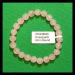 Bracelets: Stretchy Rose Quartz 8mm 3 for $12 30438046