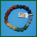 Bracelets: Stretchy 7 Chakra 8mm w/ Spacer  3 for $15 30438062