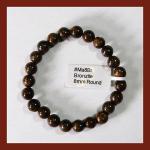 Bracelets: Stretchy Bronzite 8mm 3 for $18  30438143