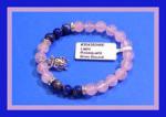 Bracelets: Stretchy Lapis & Rosequartz with a Ladybug  30438348e 8mm, 3 for $15