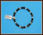 Bracelets: Stretchy Garnet, Prehnite, & Dragon Bloodstone 6mm 3 for $18  30438401