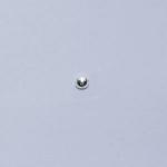 Base Metal Beads: Silver Colored Rounds 4mm, about 100