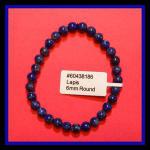Bracelets: Stretchy Lapis 6mm 3 for $15 60438186