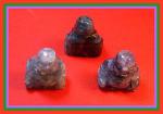 Stone Figurine Buddha: Fluorite