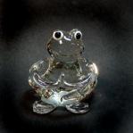 Glass Figurine: Frog, 3 for $12