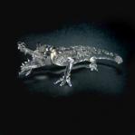 Glass Figurine: Alligator, Crocodile 3 for $12