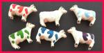 PCB - Colored Holsteins (They're Cows), 5 for $7.50
