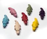 PCB - Reptile: Crocodile / Alligator Mix, Shiny Multicolored, 5 for $7.50
