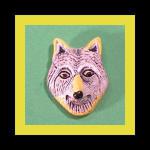 PCB - Wolf: (White) Face, Lobo, 5 for $7.50