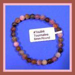 Bracelets: Stretchy Tourmaline 6mm 3 for $18