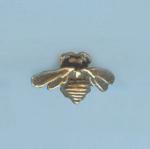 Pewter Beads: Bee Antiqued Brass (AB), 10 beads