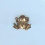 Pewter Charms: Frog: Baby Frog Antiqued Brass (AB), 10 pieces