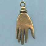Pewter Charms: Hand Antiqued Brass (AB), 20 pieces