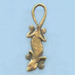 Pewter Charms: Newt Antiqued Brass, 10 pieces