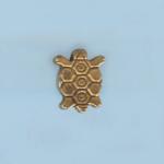 Pewter Beads: Southwestern Style Tortoise Antiqued Brass (AB) 20 beads