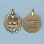 Pewter Charms: Willendorf Antiqued Brass (AB), 10 pieces