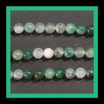 Rounds: African Green Chalcedony 6mm Strands 15 - 16 inches