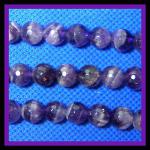 Rounds: Amethyst Faceted 8mm by the strand 15 - 16 inches