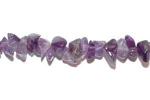 Chips: Amethyst Strands 30 inches, Endless, (A Loop) No Clasp