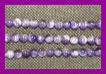 Rounds: Amethyst Chevron 6mm 15 - 16 inches