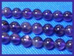 Rounds: Amethyst Lighter Color  8mm by the strand 15 - 16 inches