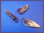 Mineral Specimens: Amethyst Points,  3 for $10