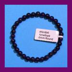Bracelets: Stretchy Amethyst 6mm 3 for $15