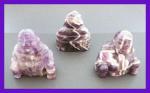 Stone Figurine Buddha: Amethyst