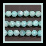 Rounds: Amazonite, 8mm by the Strand 15 - 16 inches