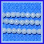 Rounds: Angelite 4mm Strands 15 - 16 inches