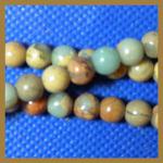 Rounds: Aqua Terra Jasper (African Opal)  4mm Strands  15 - 16 inches