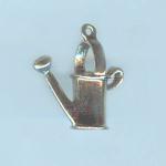 Pewter Charms: Watering Can, 10 pieces