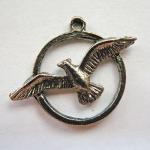 Pewter Charms: Bird: Seagull, 10 pieces