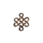 Pewter Charms: Love Knot, 20 pieces