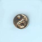 Pewter Beads: Yin / Yang 