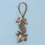Pewter Charms: Newt, 10 pieces