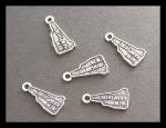 Pewter Charms: New Hampshire, 10 x 20mm, 10 pieces