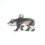 Pewter Charms: Bear, 10 pieces