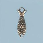 Pewter Charms: Fish: Carp, 10 pieces