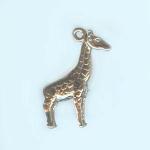 Pewter Charms: Giraffe, 10 pieces