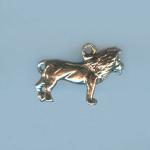 Pewter Charms: Cat: Lion, 10 pieces
