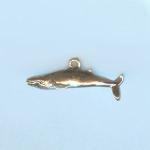 Pewter Charms: Whale, 10 pieces