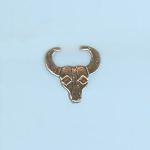 Pewter Beads: Southwestern Style Steer (AP), 20 beads