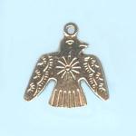 Pewter Charms: Bird: Thunderbird, 10 pieces