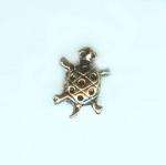 Pewter Beads: Turtle (AP), 10 beads