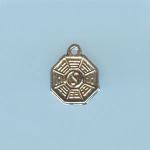Pewter Charms: Yin / Yang Charm, 20 pieces