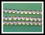 Rounds: Aqua Aura AB Crystal  8mm by the Strand 15 - 16 inches